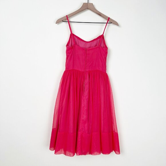 Rare Vintage Handmade Midi Mini Tulle Dress Barbie Ballet Homecoming Prom Dance - Picture 9 of 10